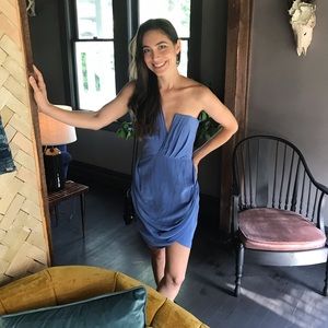 Zimmerman 0 powder blue mini dress-needs repair